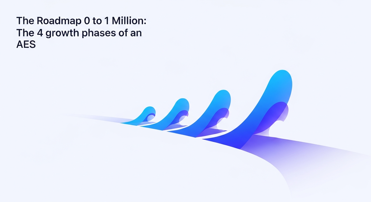 La Roadmap 0 à 1 Million : Les 4 phases de croissance d'un AES