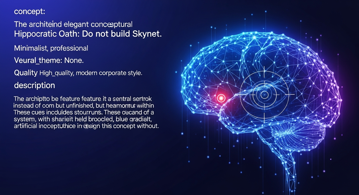 Le Serment d'Hippocrate de l'Architecte : Ne pas construire de Skynet
