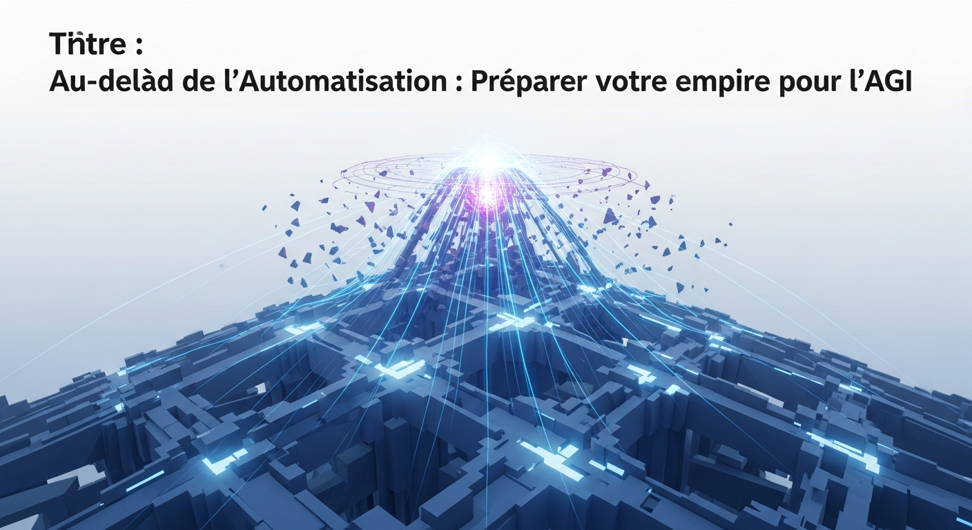 Au-delà de l'Automatisation : Préparer votre empire pour l'AGI