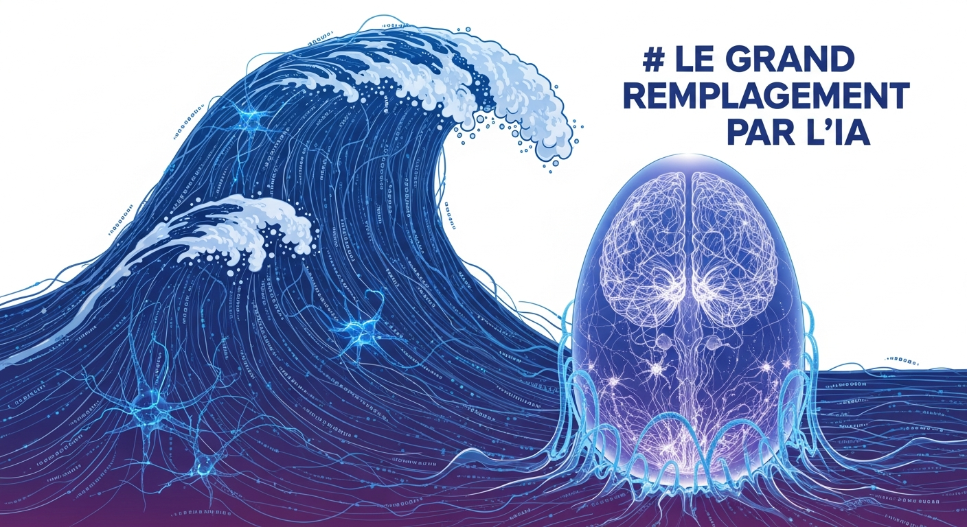 Le Grand Remplacement par l'IA : Qui survivra au tsunami ?