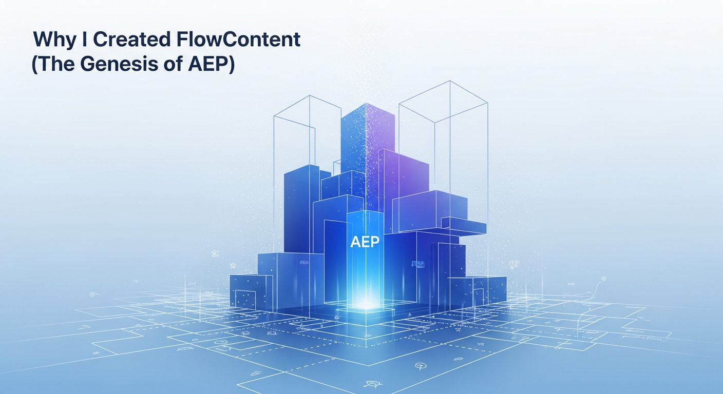 Pourquoi j'ai créé FlowContent (La genèse de l'AEP)