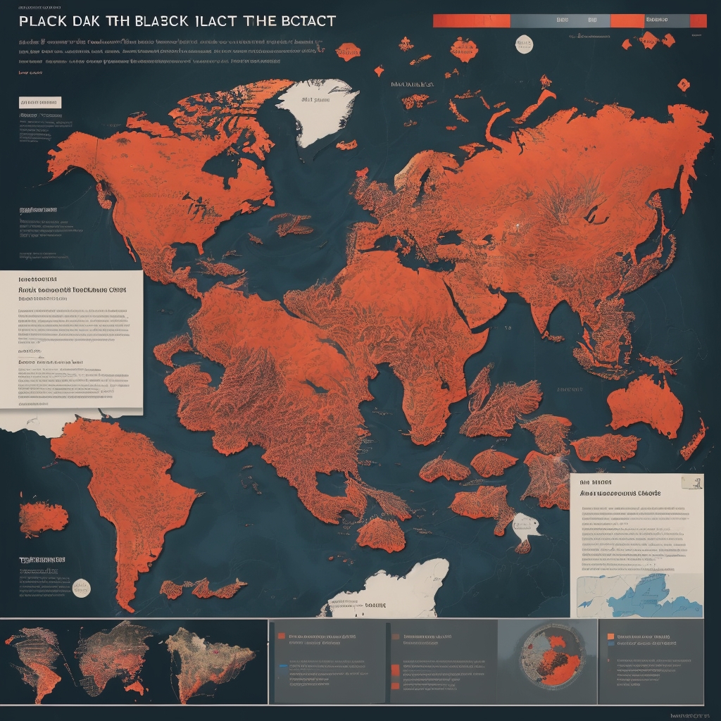 Uncovering The Peak and Spread of The Black Death