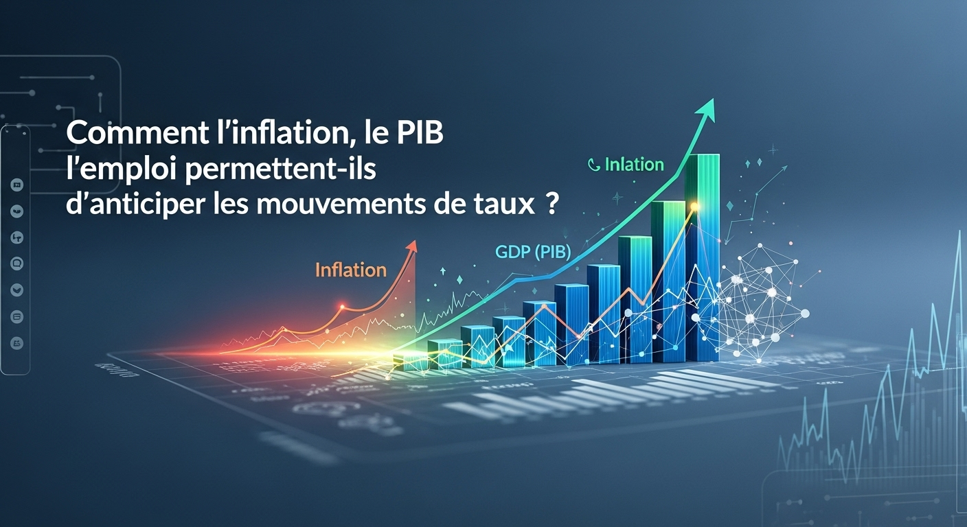 Comment l'inflation, le PIB et l'emploi permettent-ils d'anticiper les mouvements de taux ?