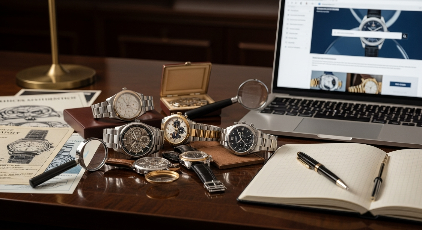 Comment commencer à rechercher la valeur de revente et la provenance d'une montre potentielle ? Guide expert pour le marché français