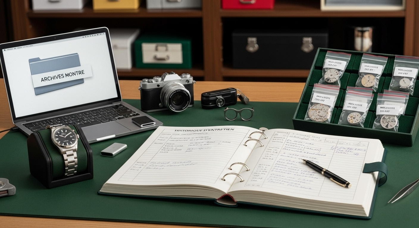 Comment documenter et archiver l'historique d'entretien d'une montre pour en maximiser la valeur de revente ? Le guide définitif