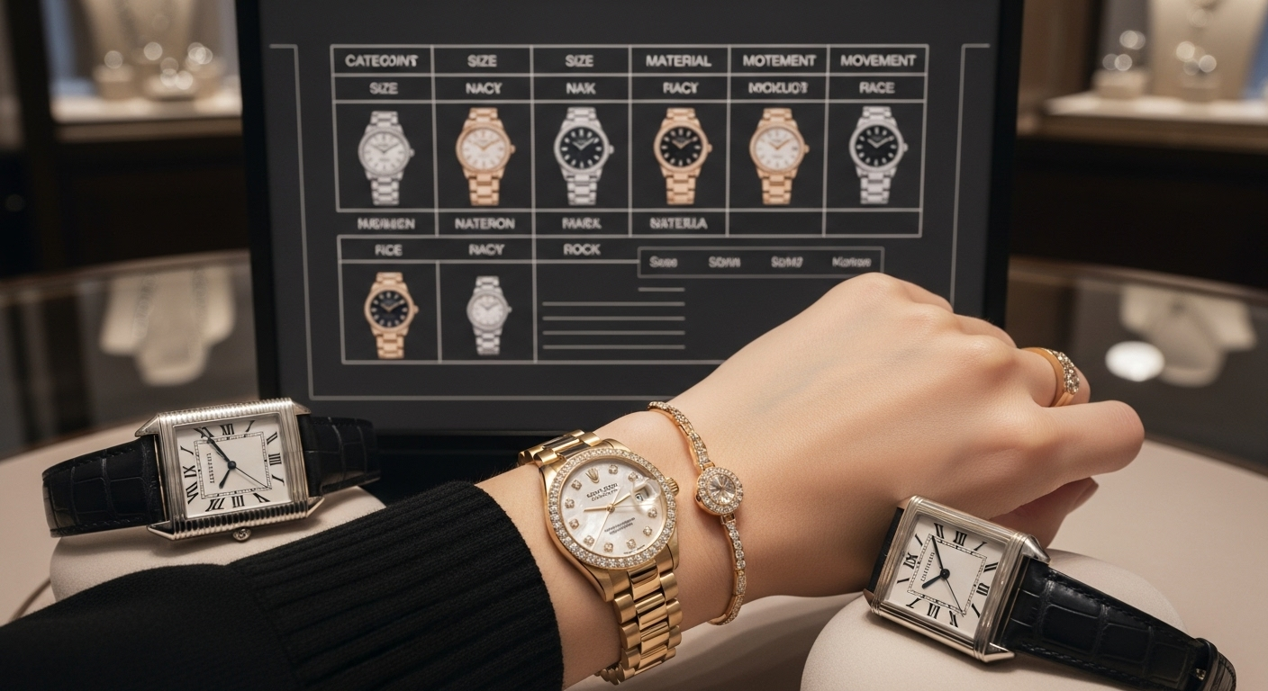 Comment comparer modèles et références de montres de luxe pour femme : la grille pratique qui change tout