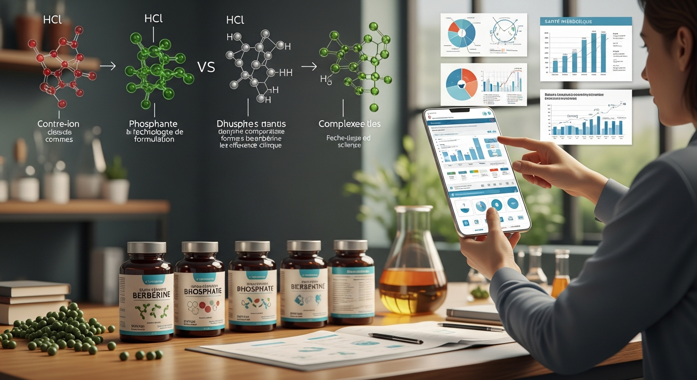 Quand et pourquoi approfondir les différences entre formes chimiques de berbérine (HCl, phosphate, complexes) ? Le guide expert que j'aurais aimé lire au début