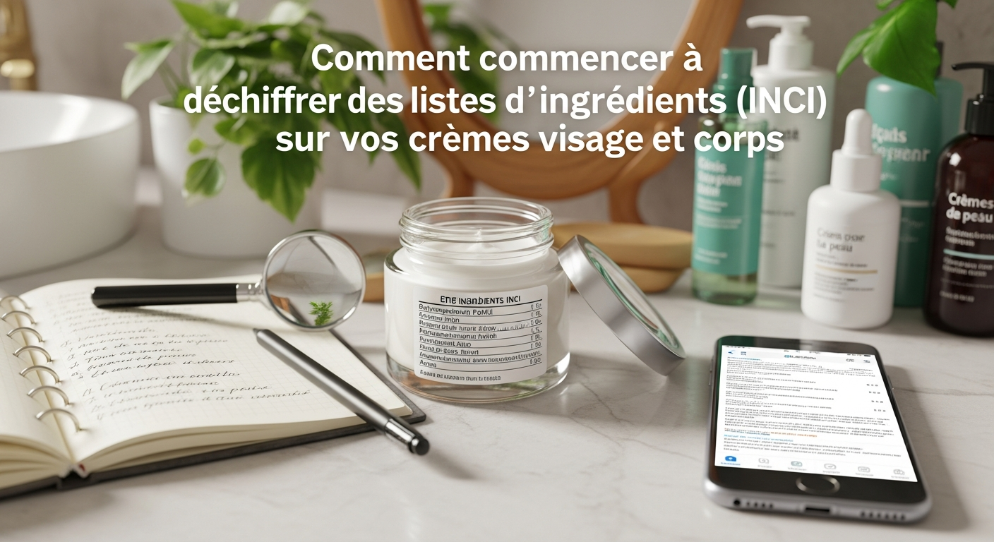 Déchiffrer les listes INCI des crèmes pour le visage et le corps