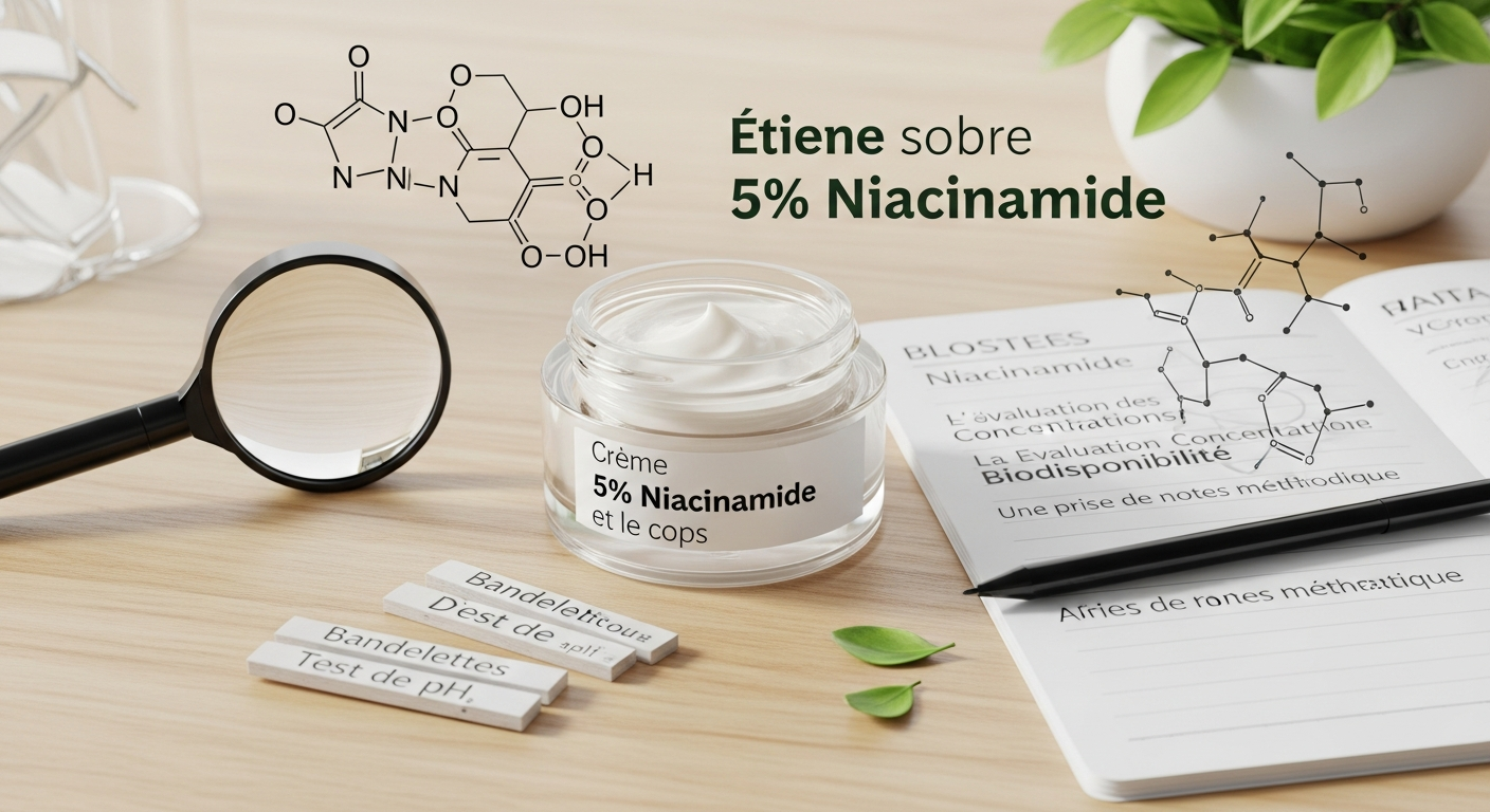 Évaluer concentration actif crème visage/corps facilement