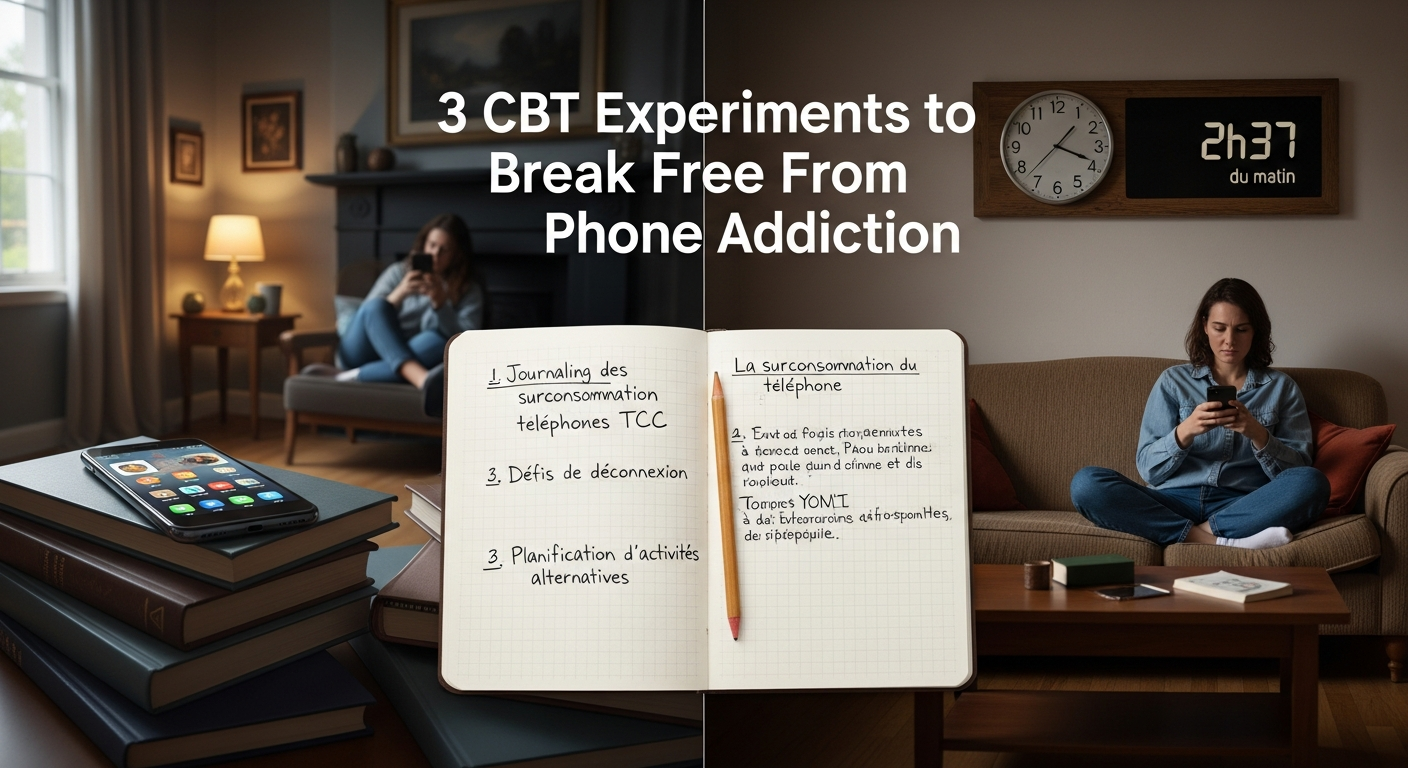 Expert guide: 3 CBT for Phone Addiction Experiments to Break Free - Related article