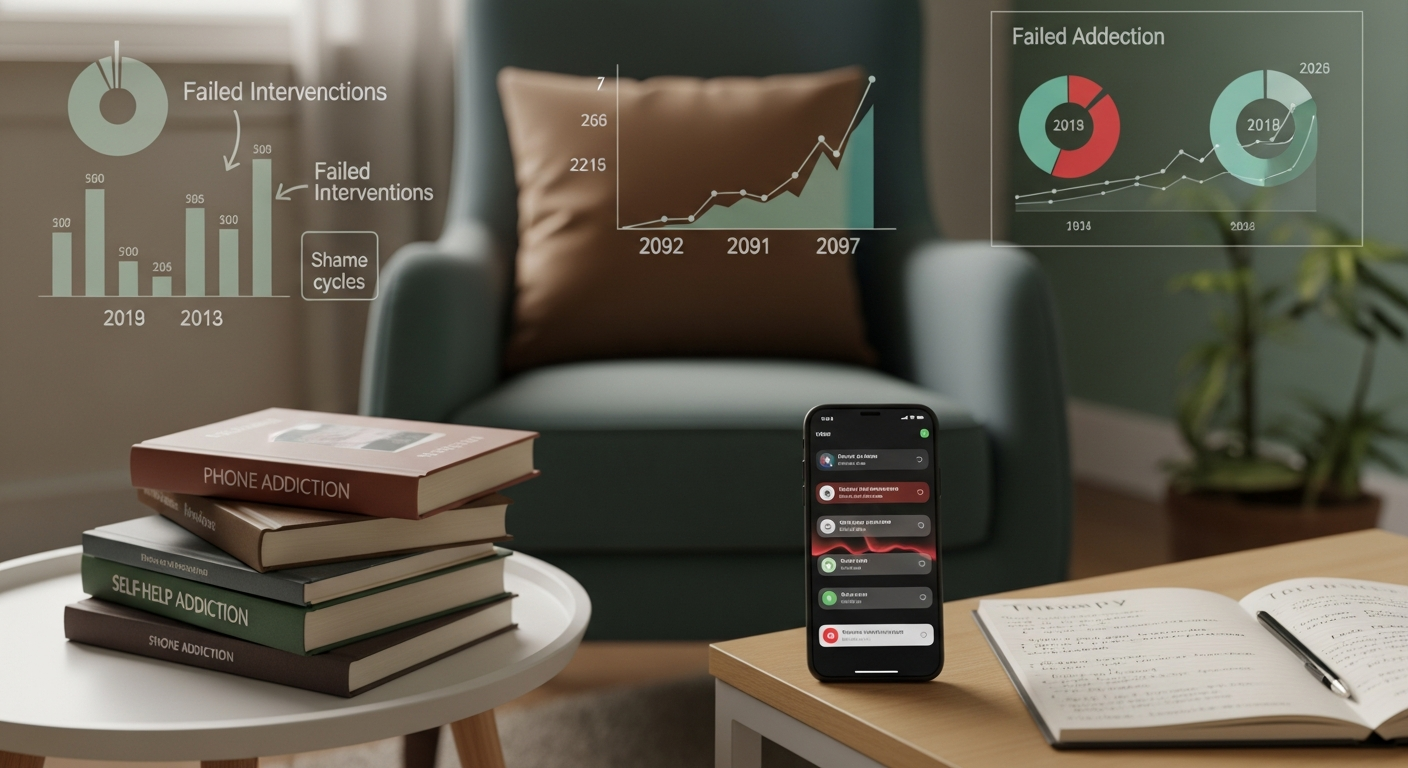 Pourquoi la thérapie contre l'addiction au téléphone échoue